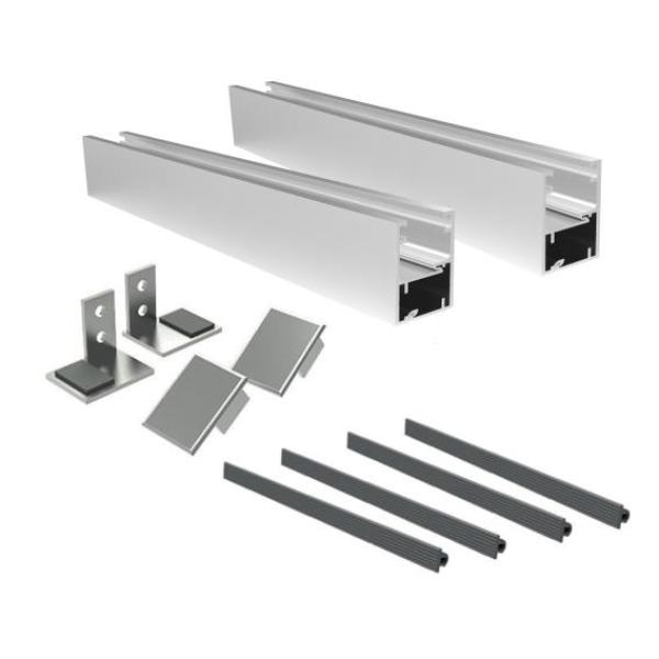Französiche Balkone Aluminium Profile für Glas Rahmen Elox H1000mm L1000mm